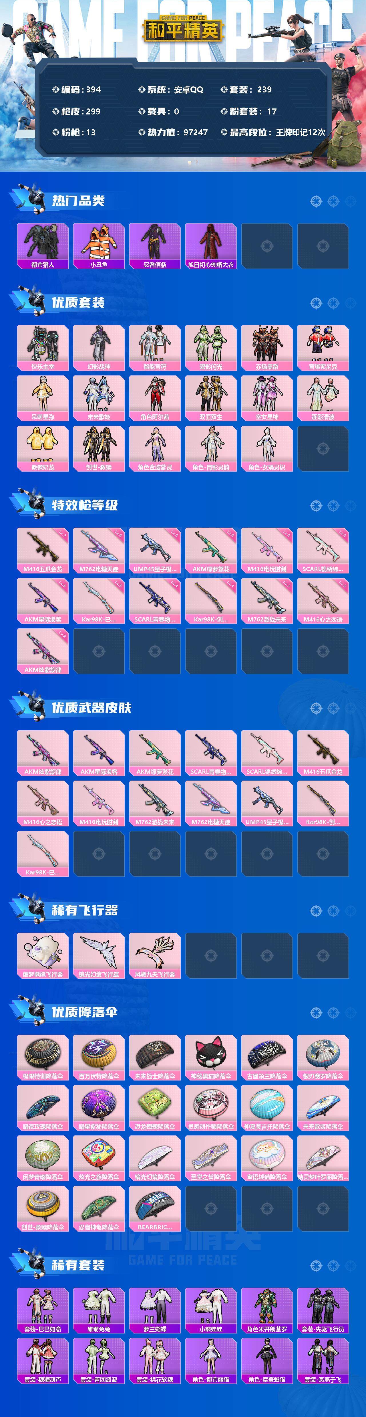 HPCMW3422866和平精英账号详情图2 HPCMW3422866和平精英账号详情图2