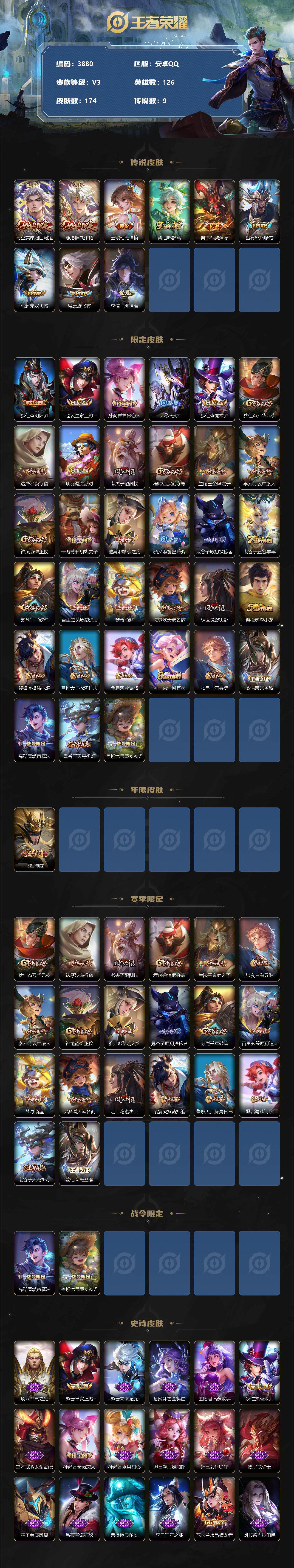 WZCMW3337859王者荣耀账号详情图2