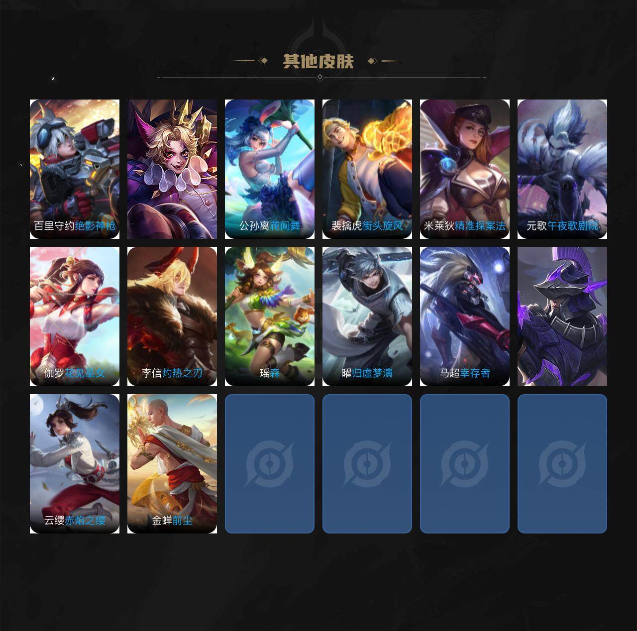 WZLE3345058王者荣耀账号详情图4