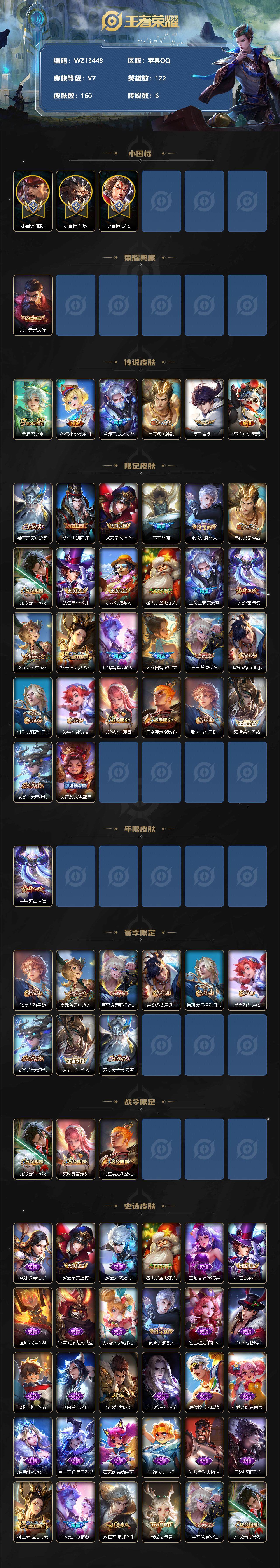 WZ0349326王者荣耀账号详情图2