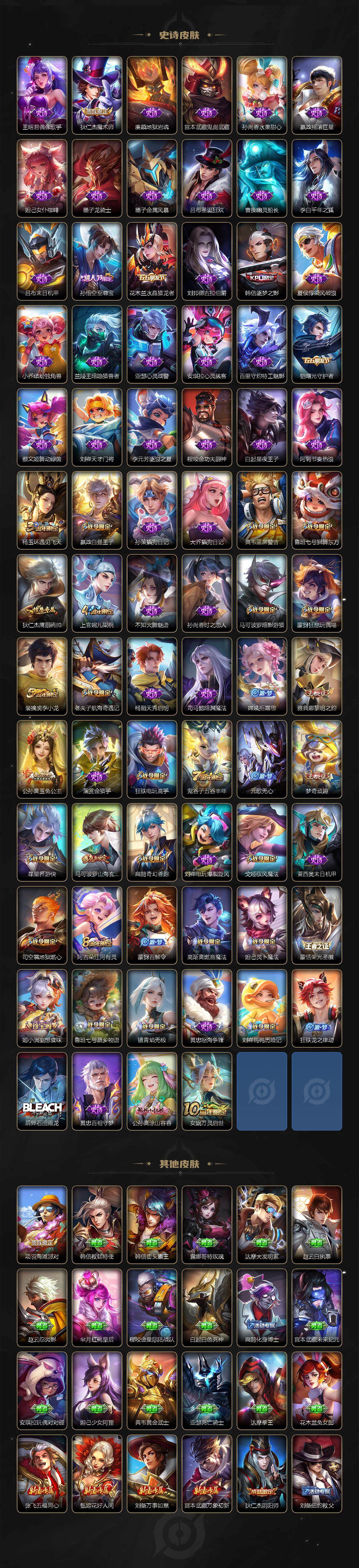 WZ0349328王者荣耀账号详情图4 WZ0349328王者荣耀账号详情图4