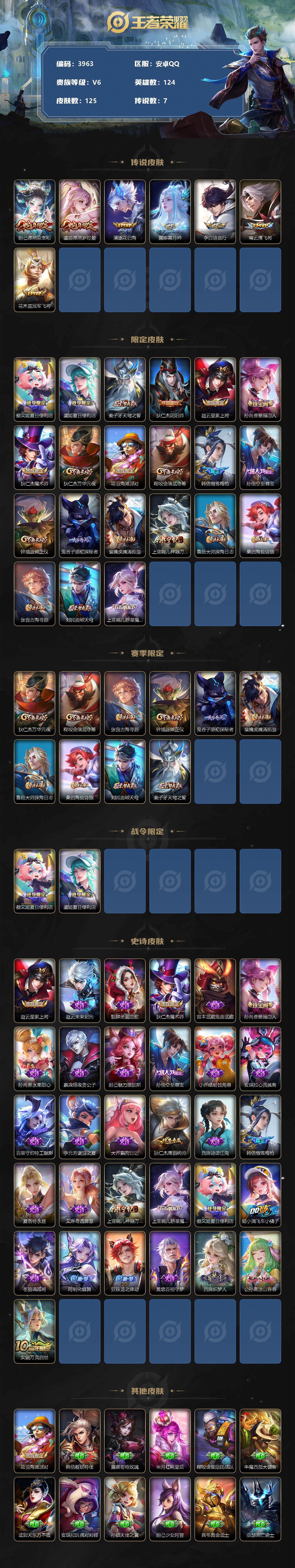 WZCMW3340794王者荣耀账号详情图2