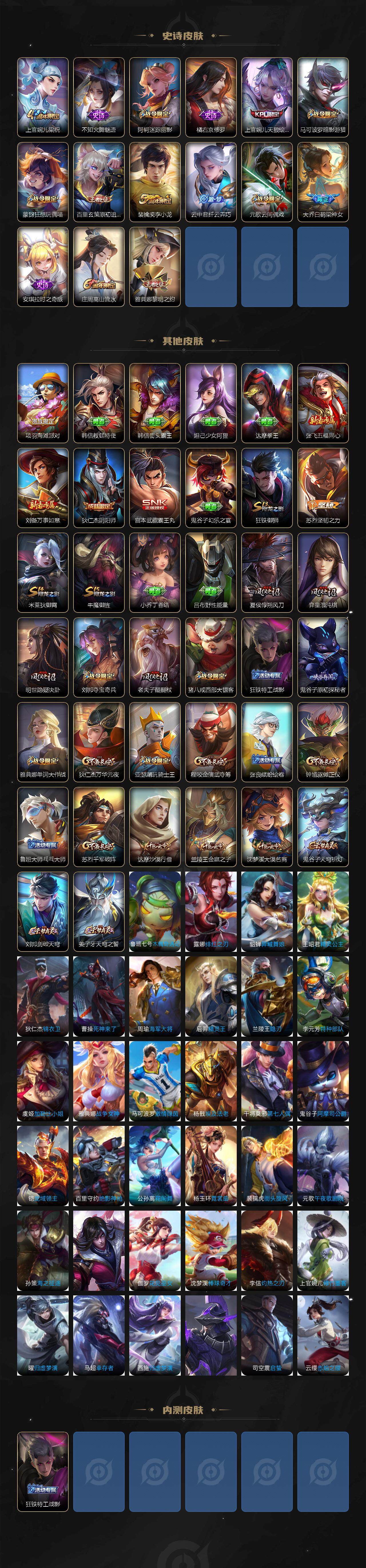 WZLX3348750王者荣耀账号详情图3 WZLX3348750王者荣耀账号详情图3