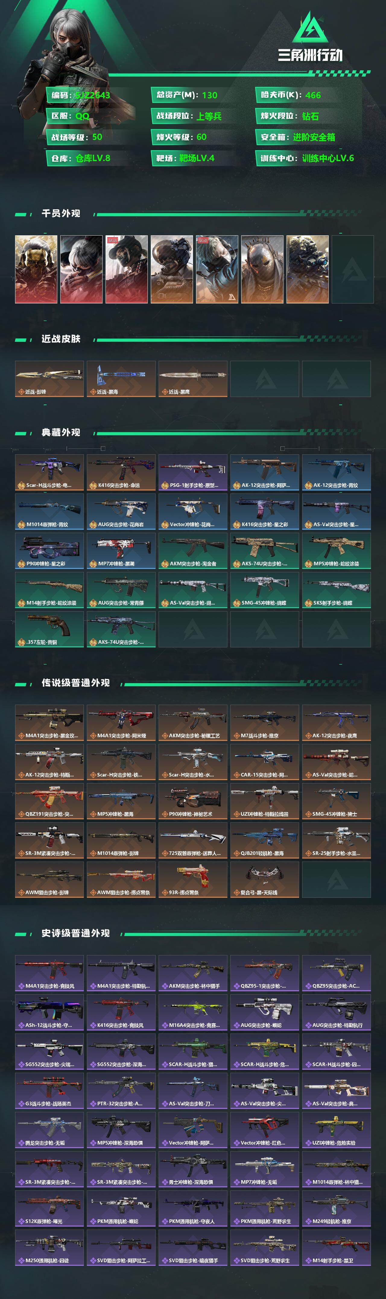 SJZEY351690三角洲行动账号详情图2