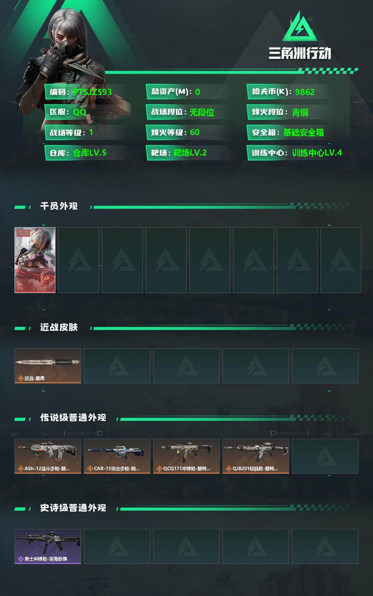 SJZCMW359718三角洲行动账号详情图2