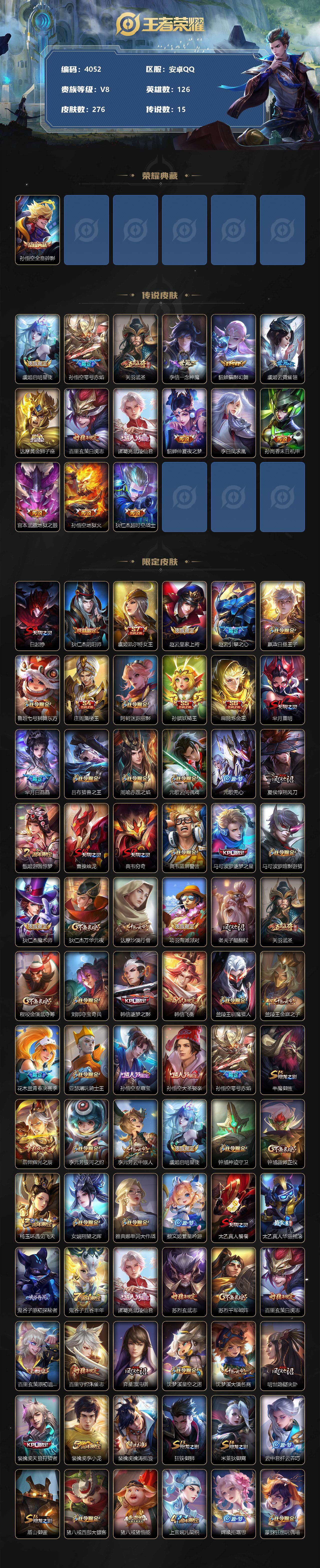 WZCMW3368891王者荣耀账号详情图2