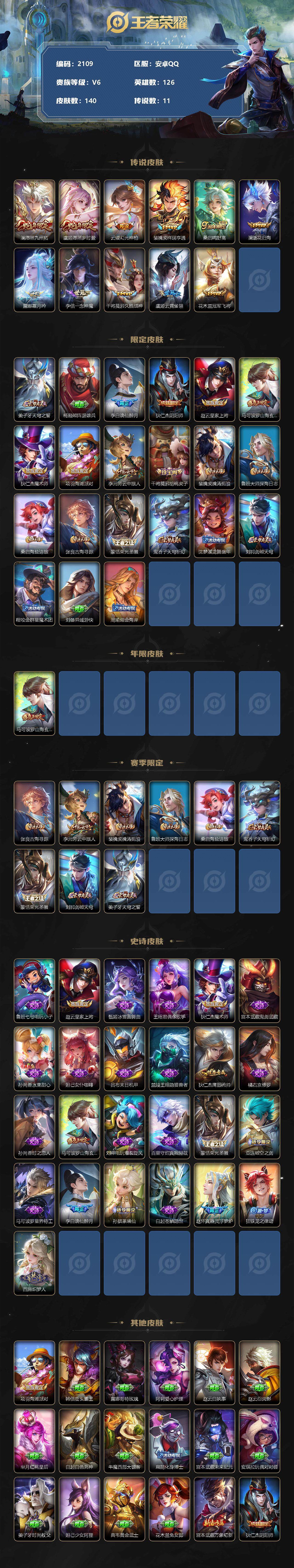 WZCMW414585王者荣耀账号详情图2