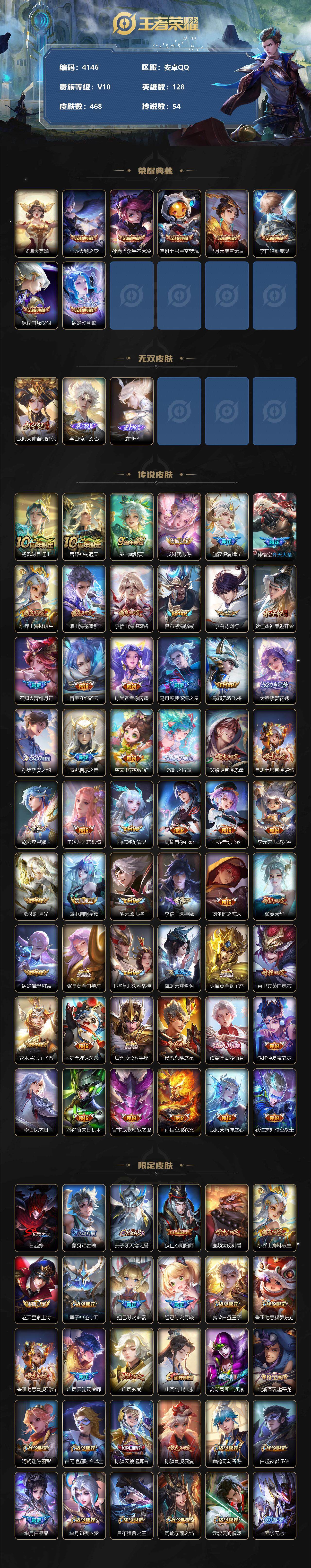 WZCMW3368889王者荣耀账号详情图2