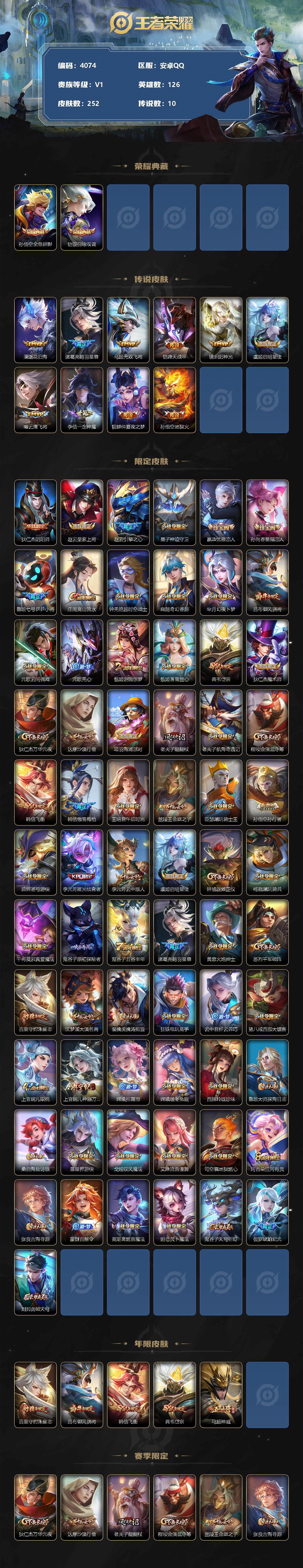 WZCMW3368898王者荣耀账号详情图2