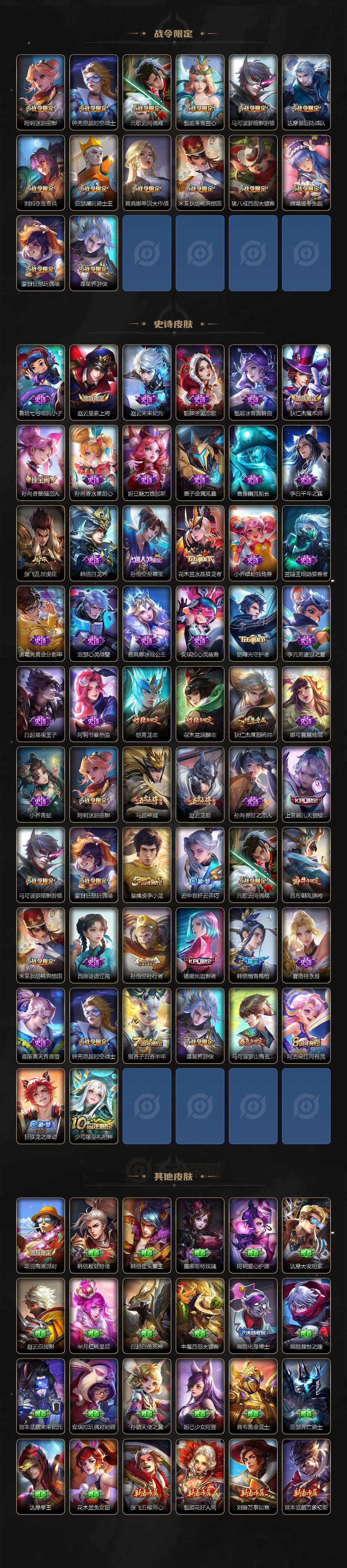 WZLFY3348031王者荣耀账号详情图3 WZLFY3348031王者荣耀账号详情图3