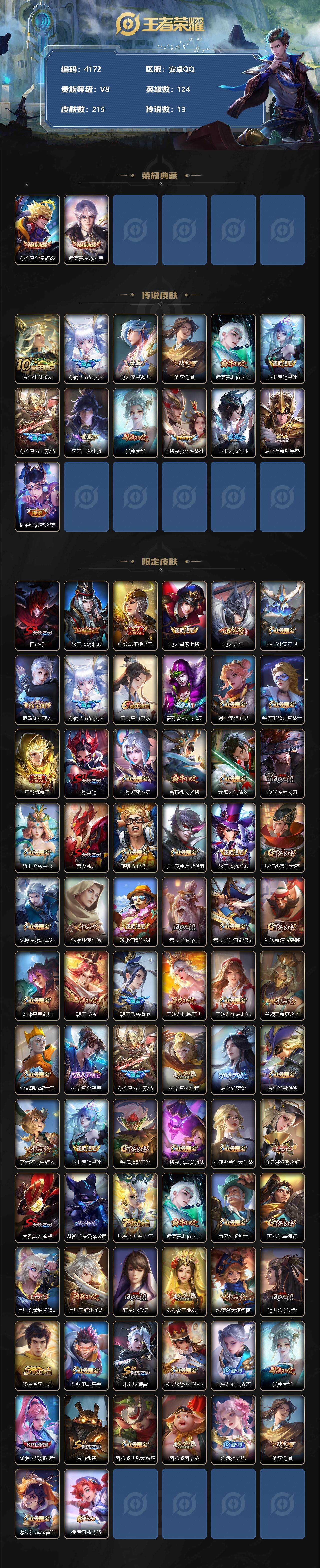 WZCMW3368925王者荣耀账号详情图2