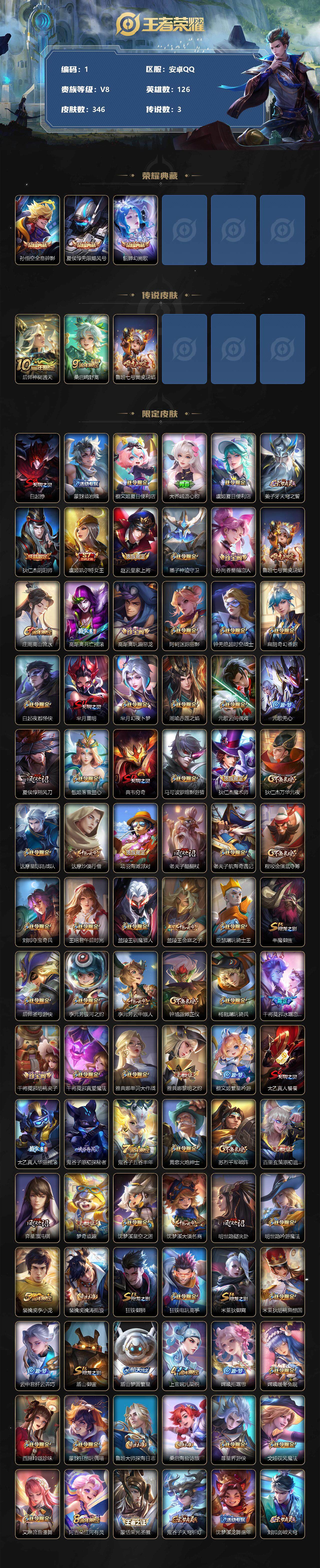 WZLE3348663王者荣耀账号详情图2