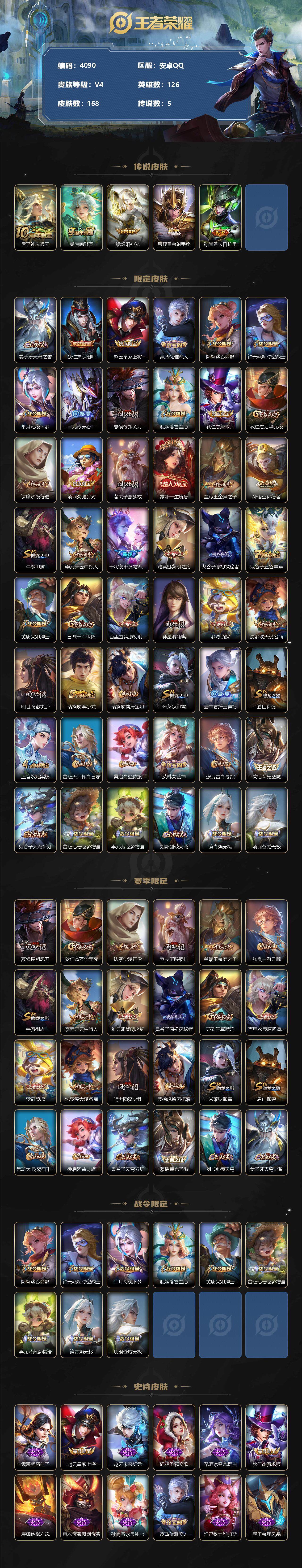 WZCMW3346373王者荣耀账号详情图2