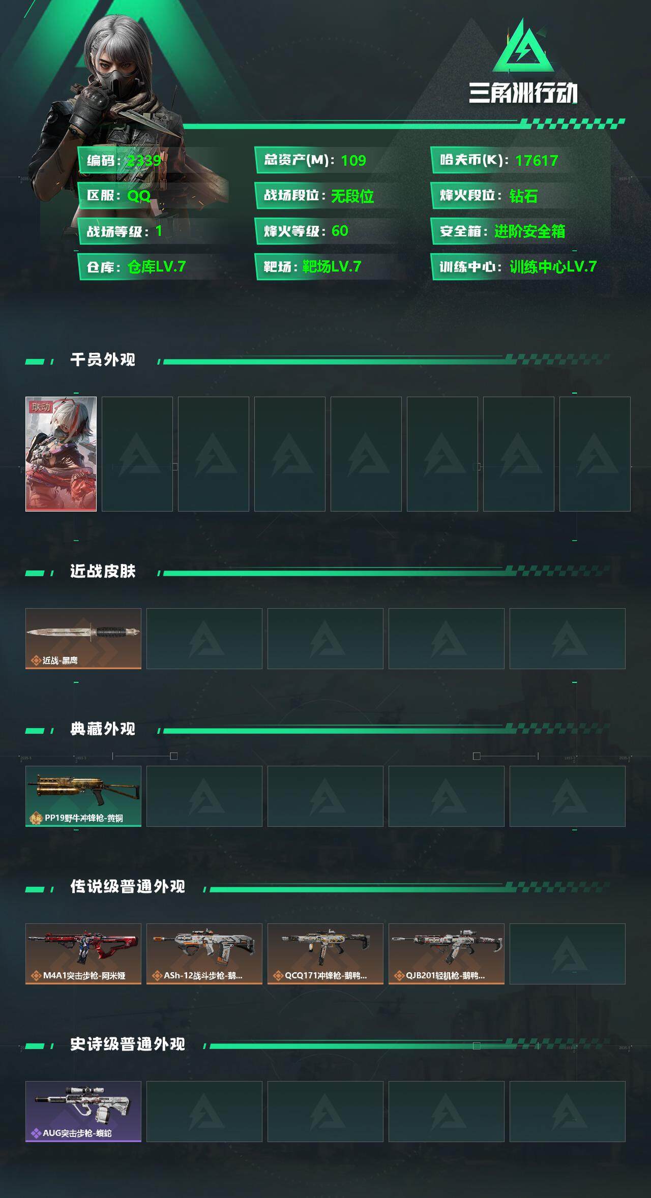 SJZCMW362256三角洲行动账号详情图2