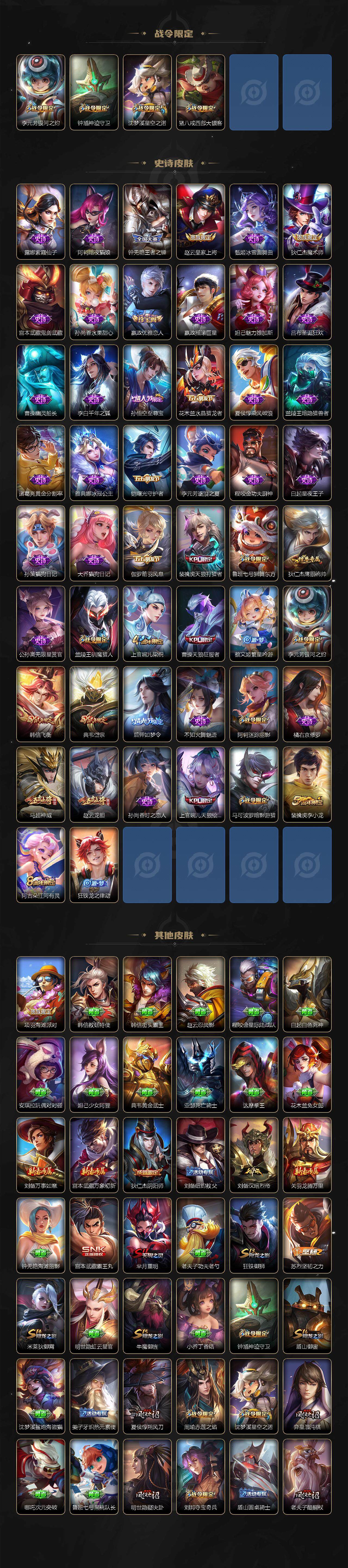 WZLFY3370511王者荣耀账号详情图3