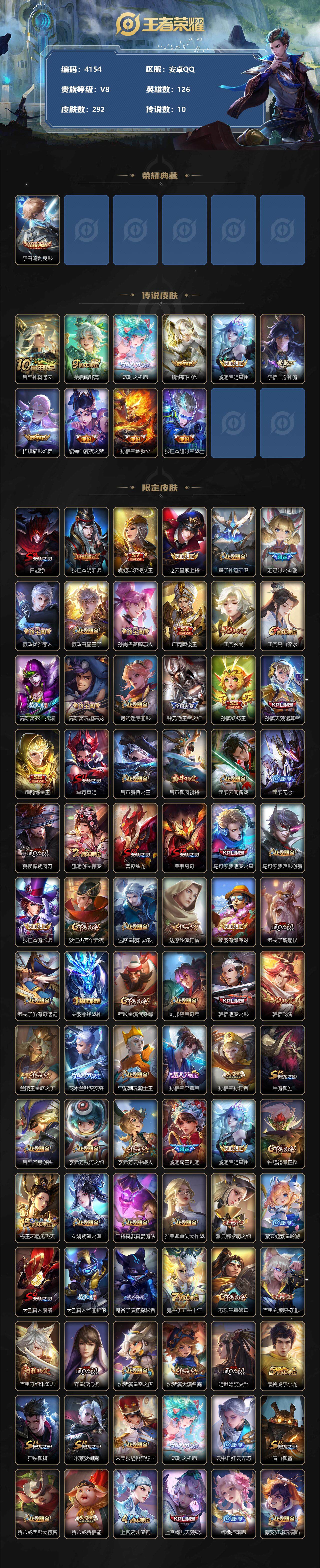 WZCMW3368923王者荣耀账号详情图2