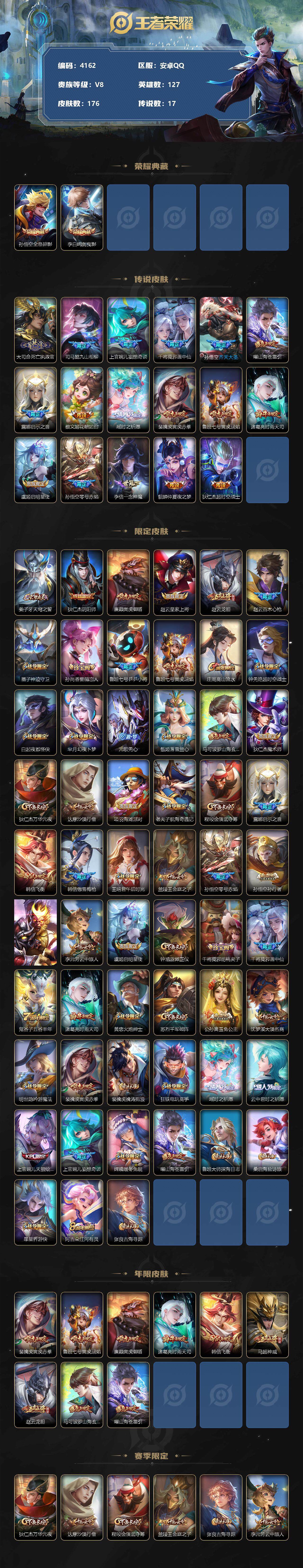 WZCMW3348286王者荣耀账号详情图2