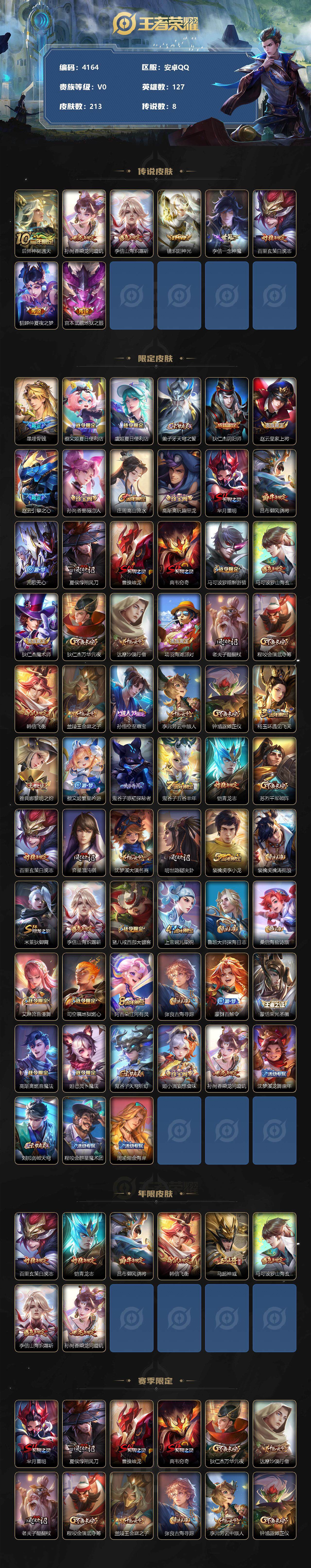 WZCMW3368929王者荣耀账号详情图2