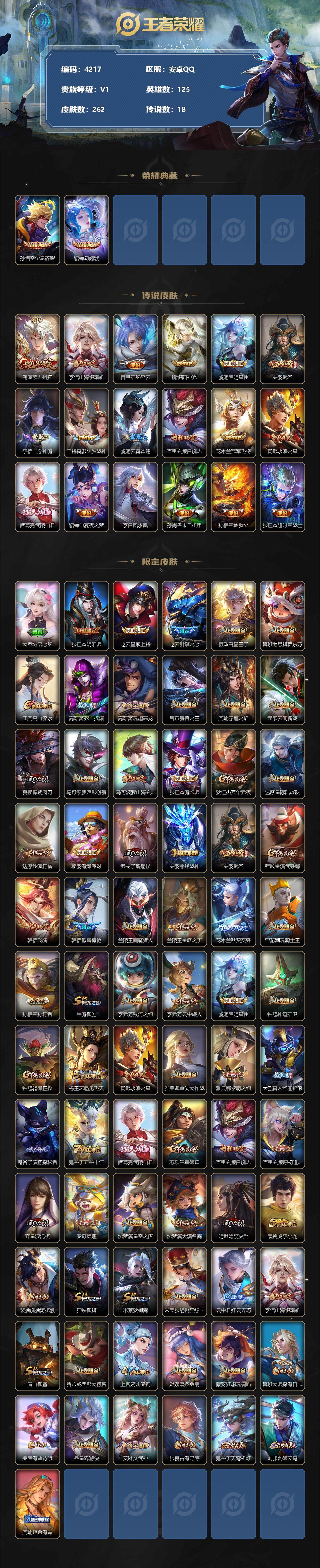 WZCMW3350939王者荣耀账号详情图2