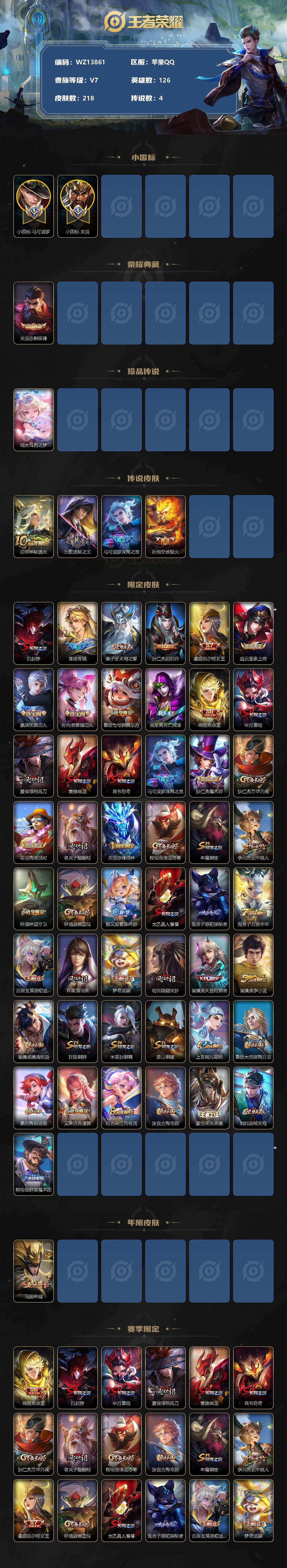 WZ0349369王者荣耀账号详情图2