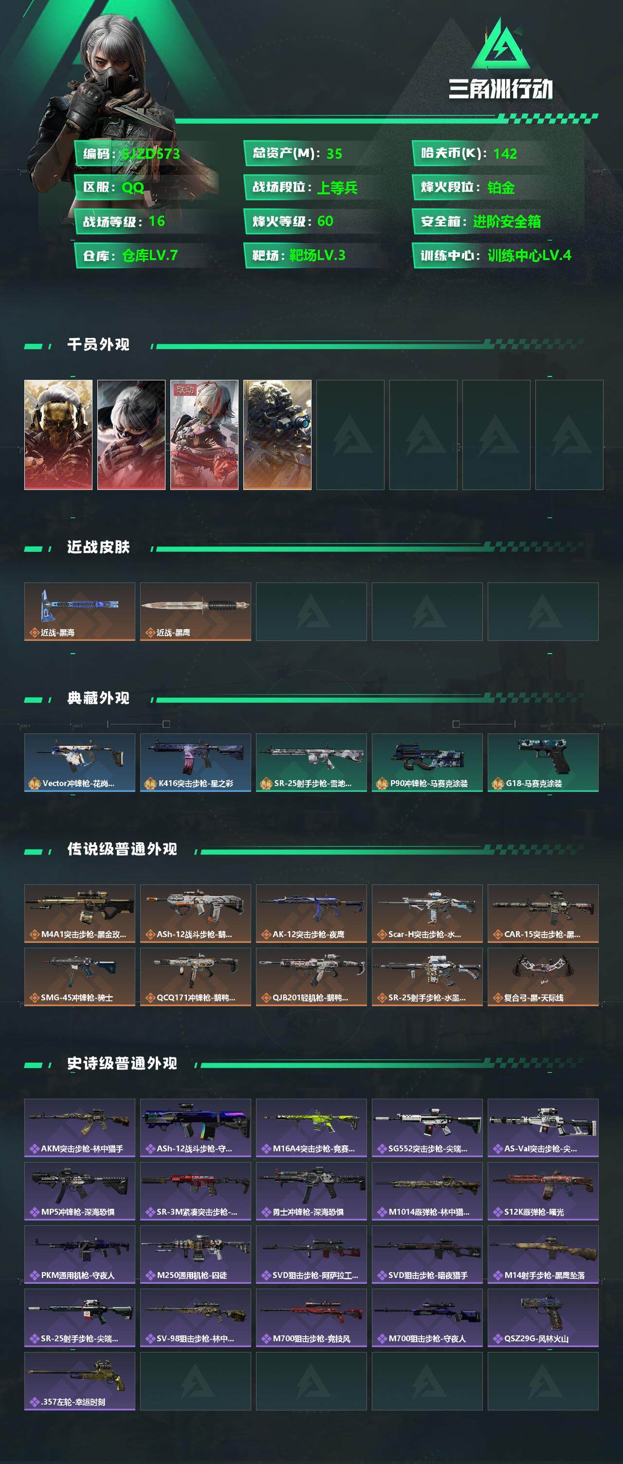 SJZEY355706三角洲行动账号详情图2