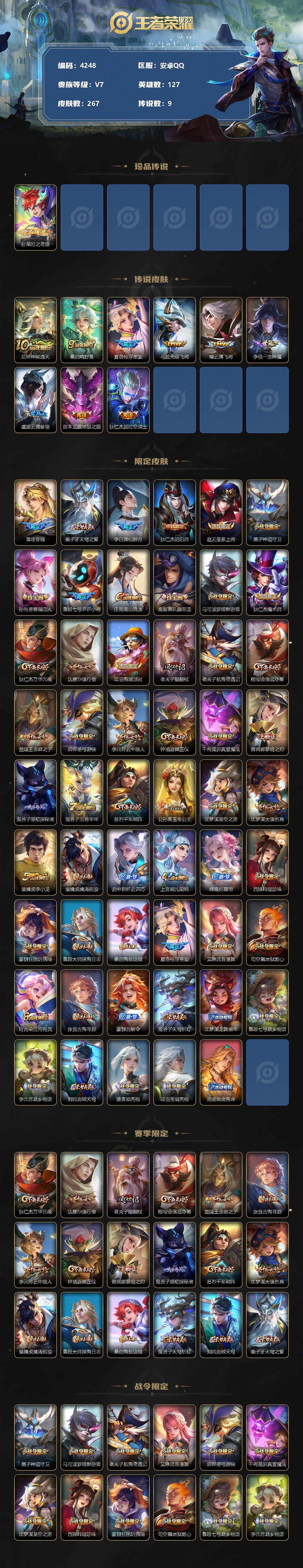 WZCMW3368974王者荣耀账号详情图2