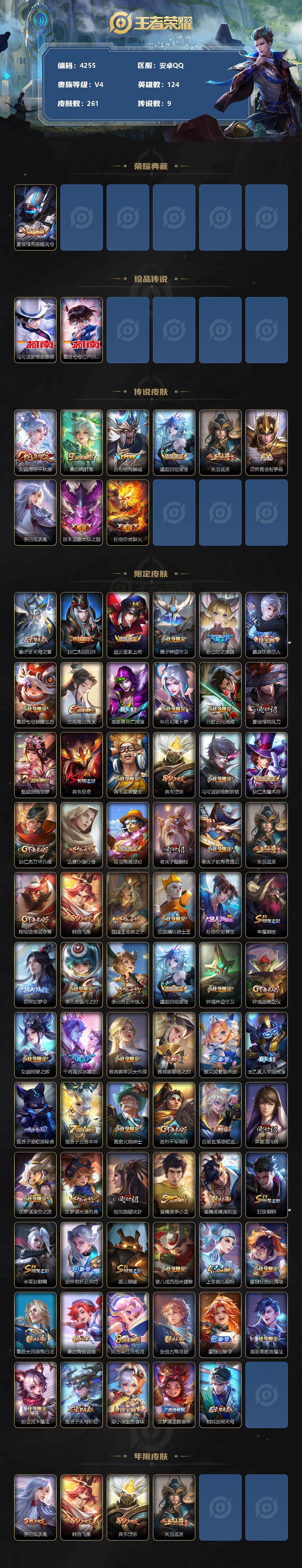 WZCMW3352505王者荣耀账号详情图2