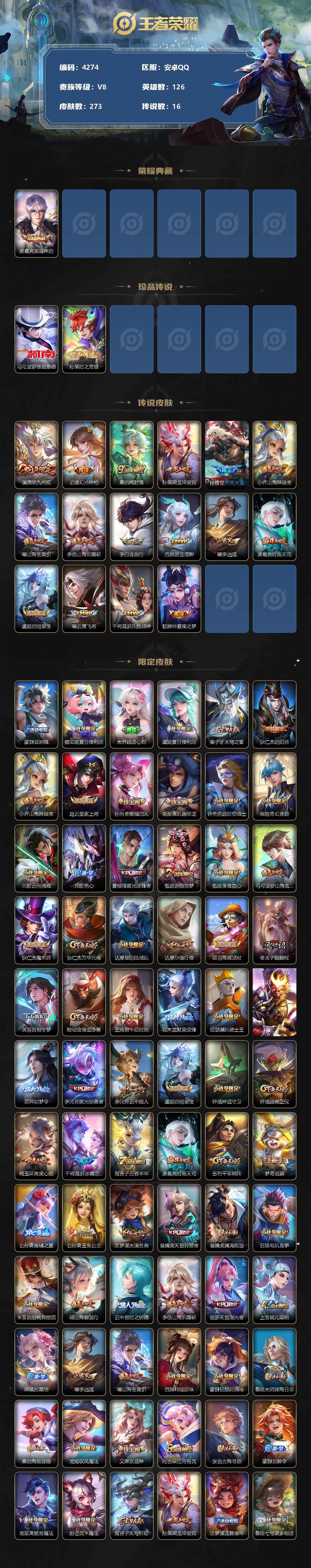 WZCMW3352910王者荣耀账号详情图2 WZCMW3352910王者荣耀账号详情图2