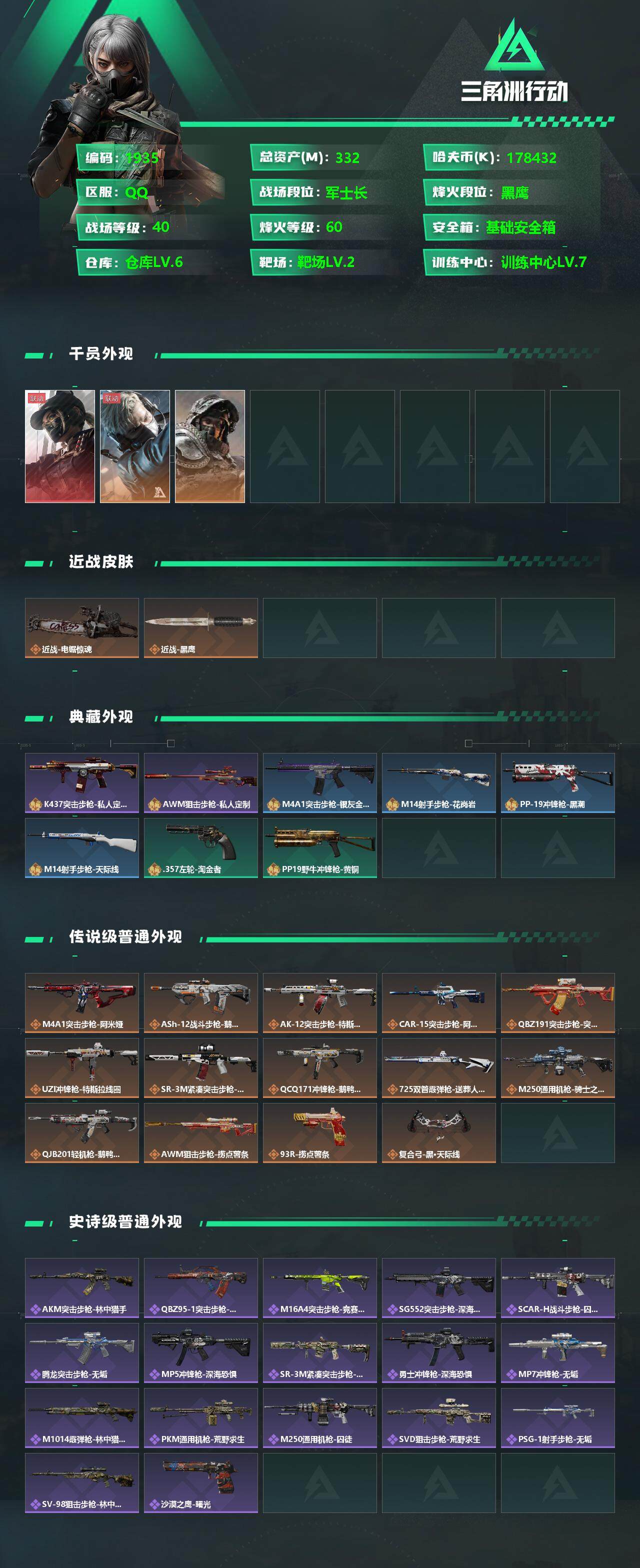 SJZQM356436三角洲行动账号详情图5 SJZQM356436三角洲行动账号详情图5