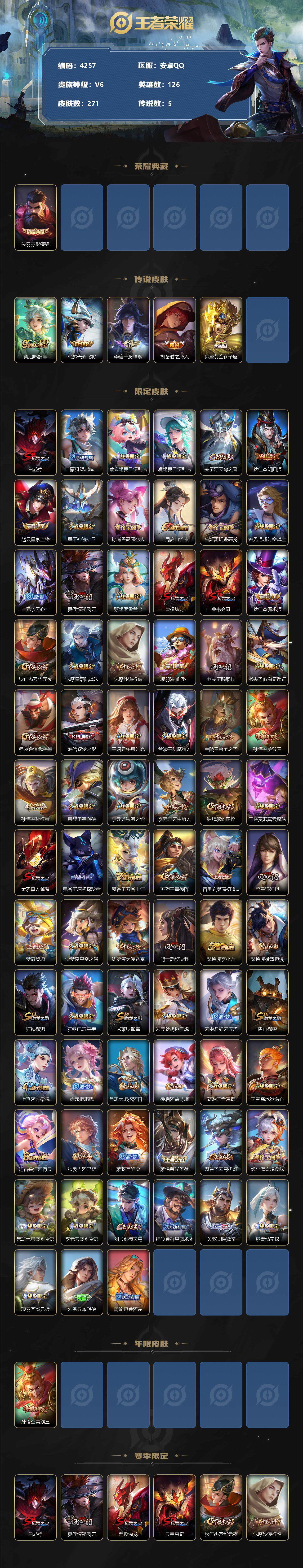 WZCMW3368960王者荣耀账号详情图2