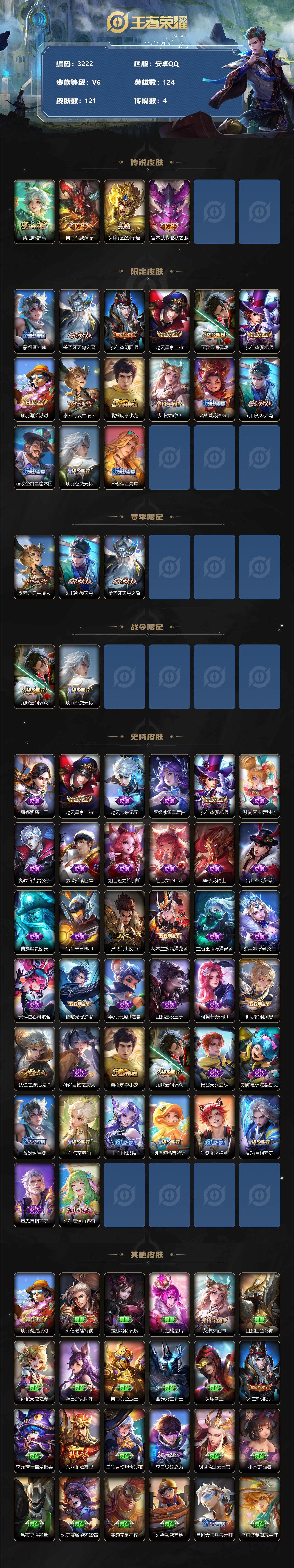 WZJZ3364371王者荣耀账号详情图2