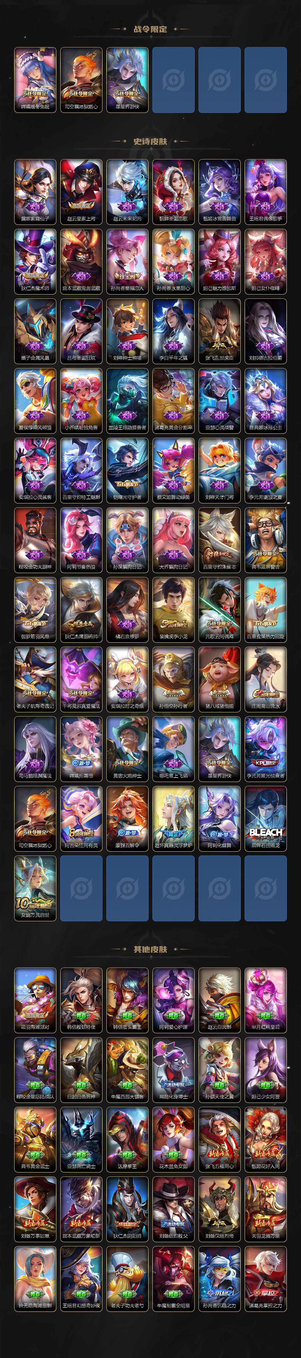 WZLFY3354785王者荣耀账号详情图3 WZLFY3354785王者荣耀账号详情图3