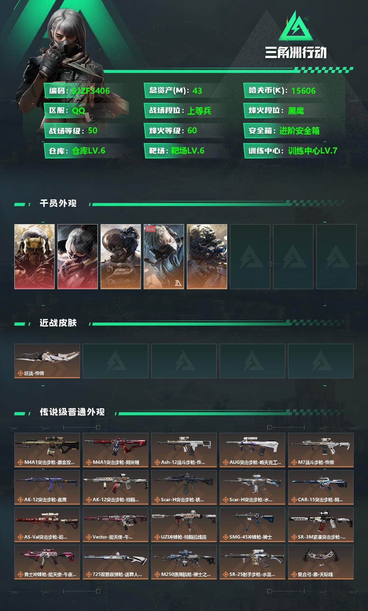 SJZEY356314三角洲行动账号详情图2