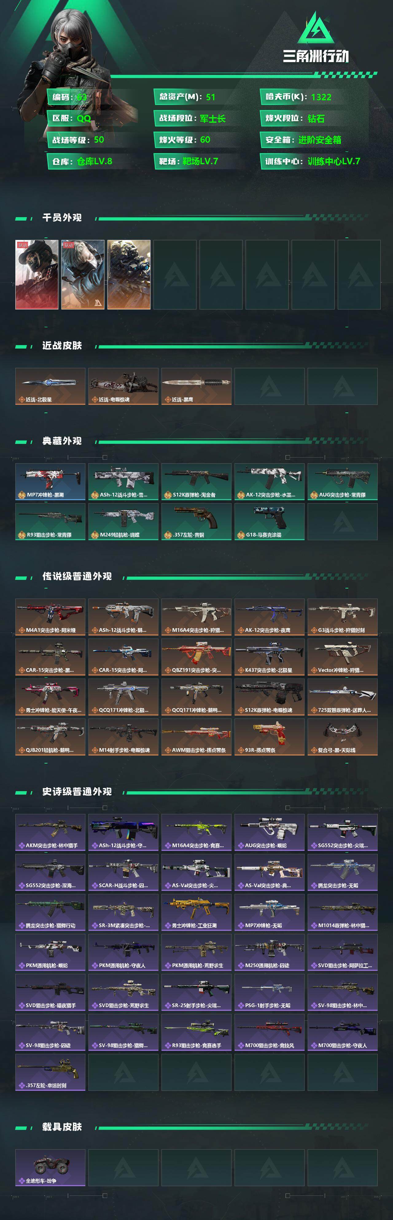 SJZQM368618三角洲行动账号详情图3 SJZQM368618三角洲行动账号详情图3