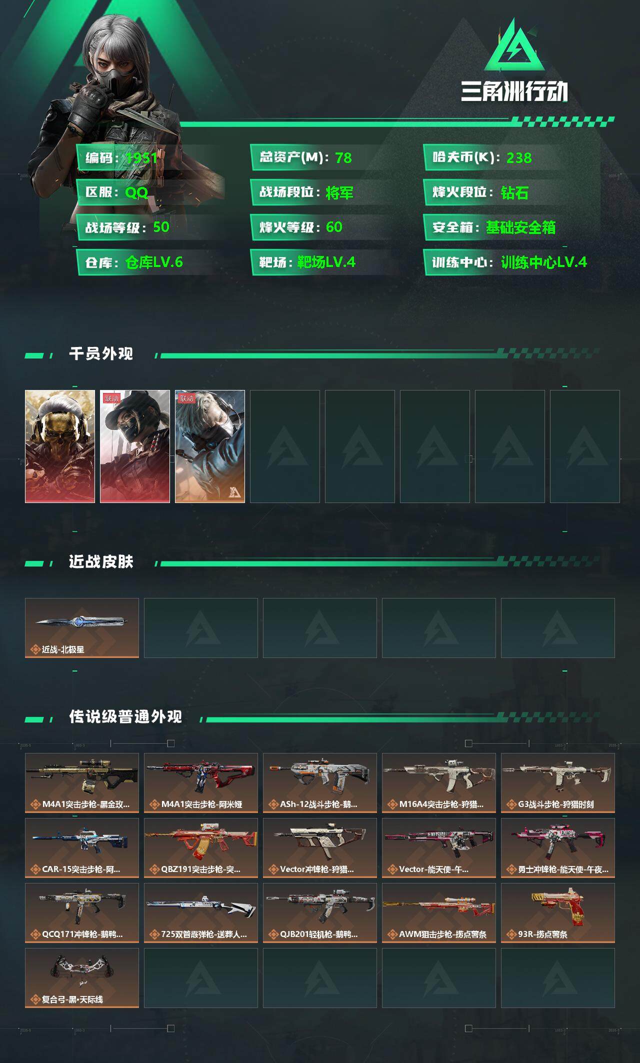 SJZQM360400三角洲行动账号详情图5 SJZQM360400三角洲行动账号详情图5