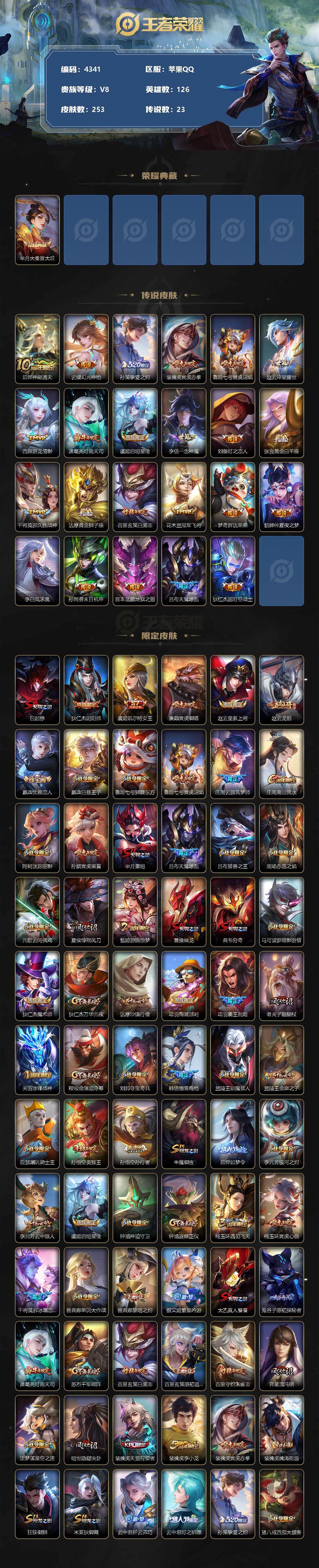 WZCMW3368988王者荣耀账号详情图2