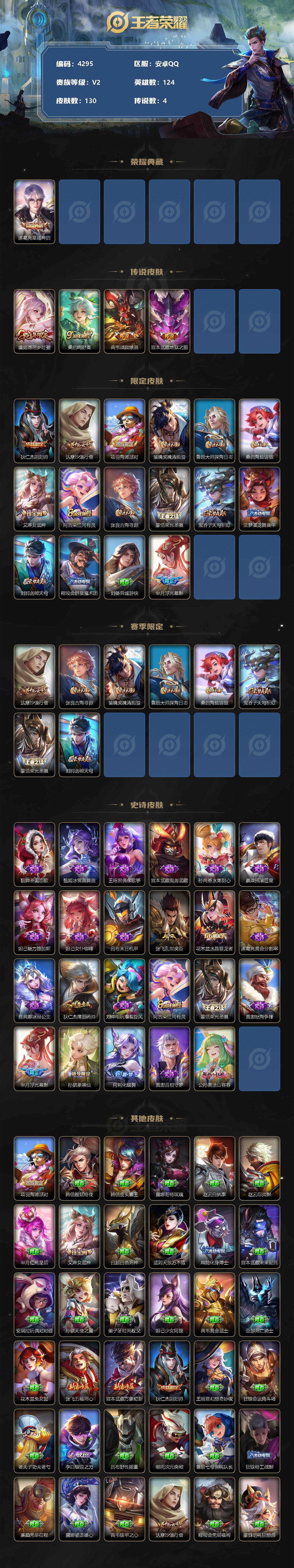 WZCMW3355958王者荣耀账号详情图2