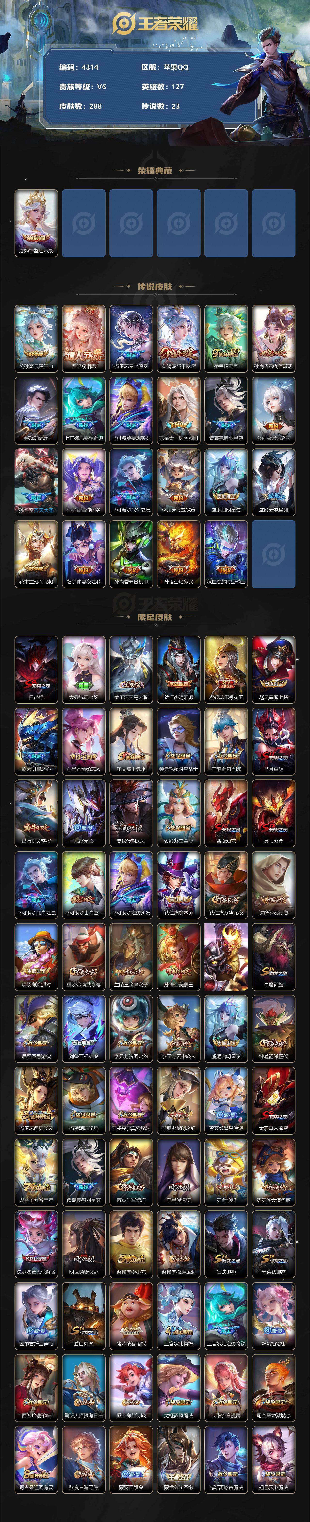 WZCMW3368996王者荣耀账号详情图2