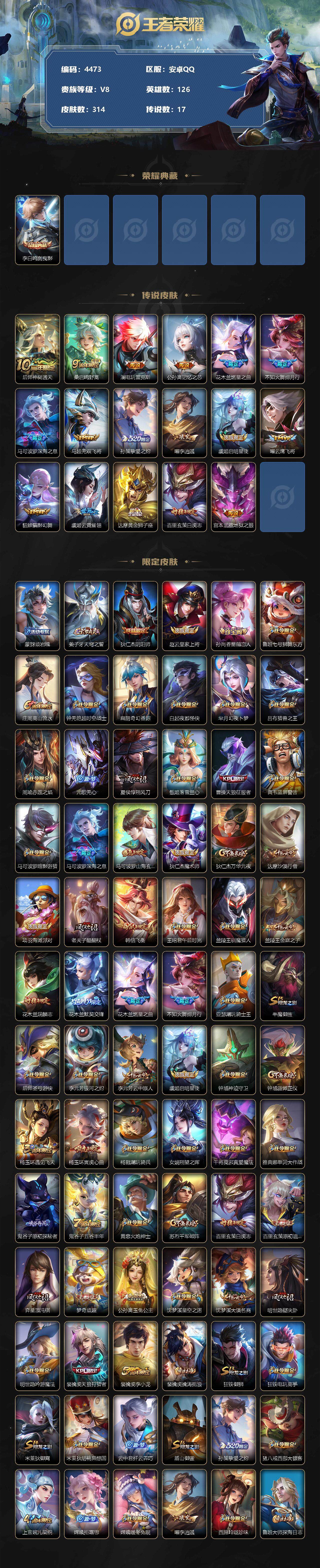 WZCMW3368987王者荣耀账号详情图2