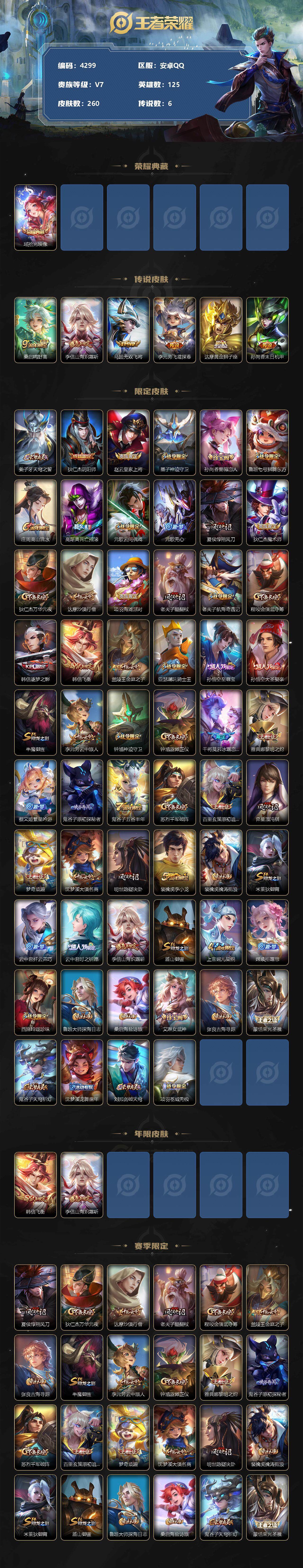 WZCMW3368992王者荣耀账号详情图2