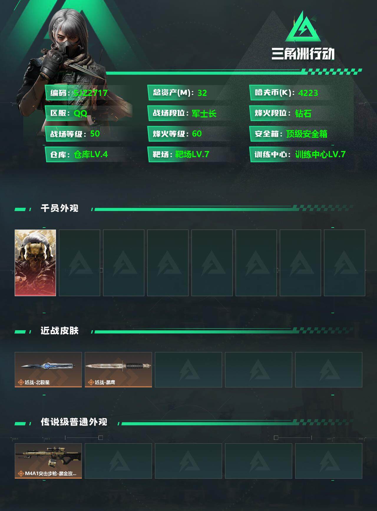 SJZCMW359227三角洲行动账号详情图2