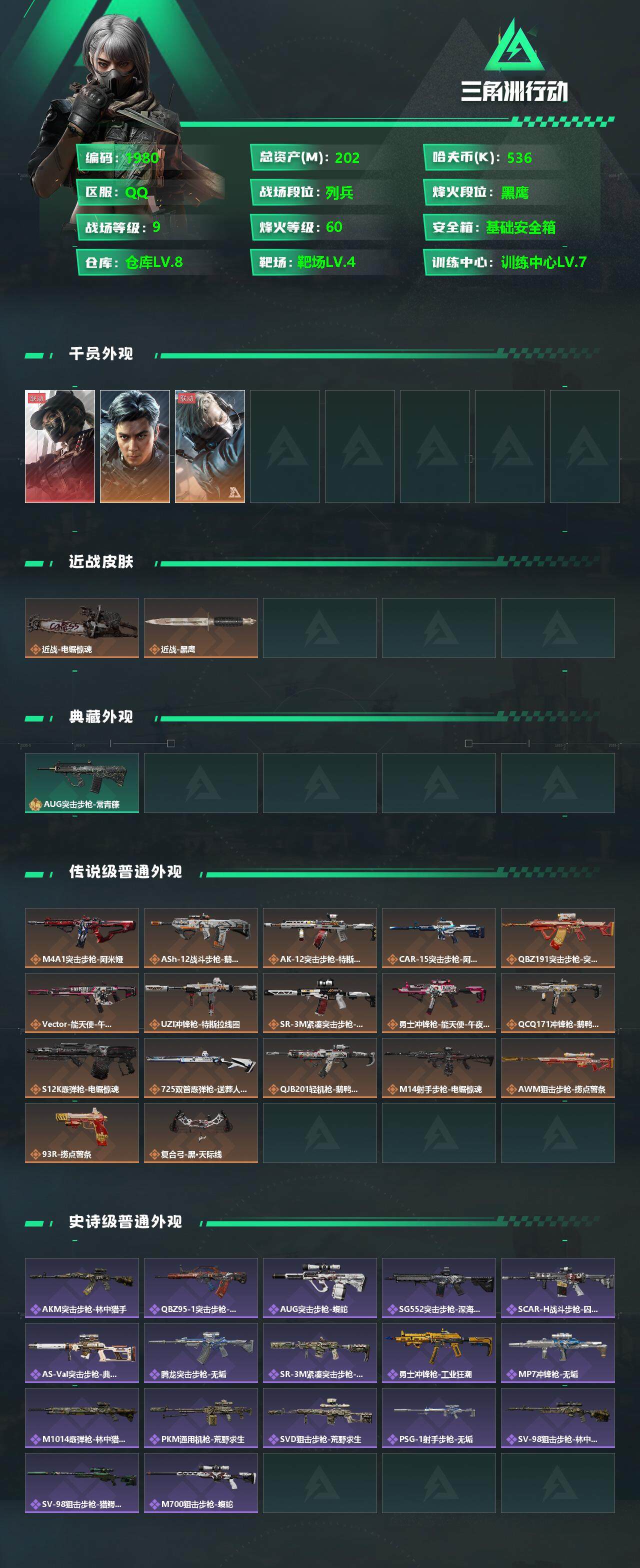 SJZQM360449三角洲行动账号详情图5 SJZQM360449三角洲行动账号详情图5