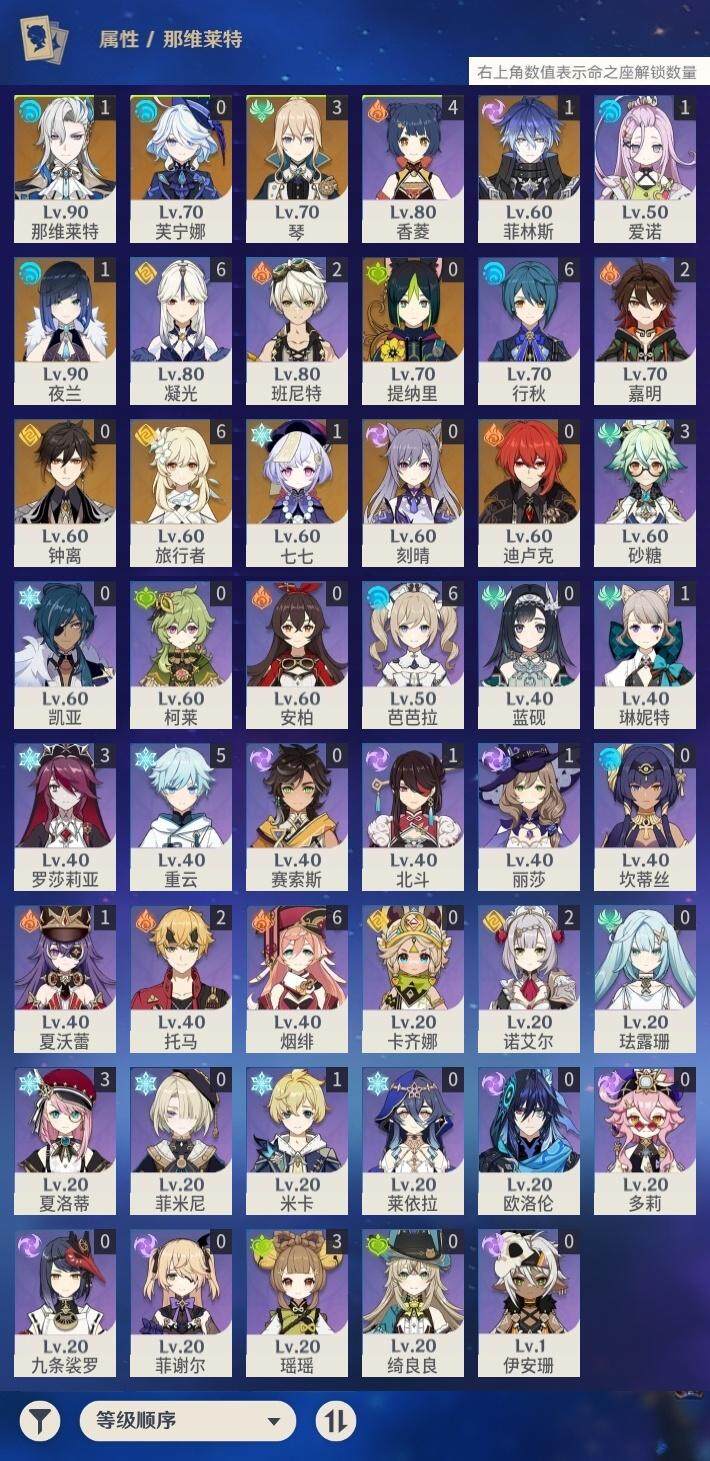 YSEY314446原神账号详情图3 YSEY314446原神账号详情图3