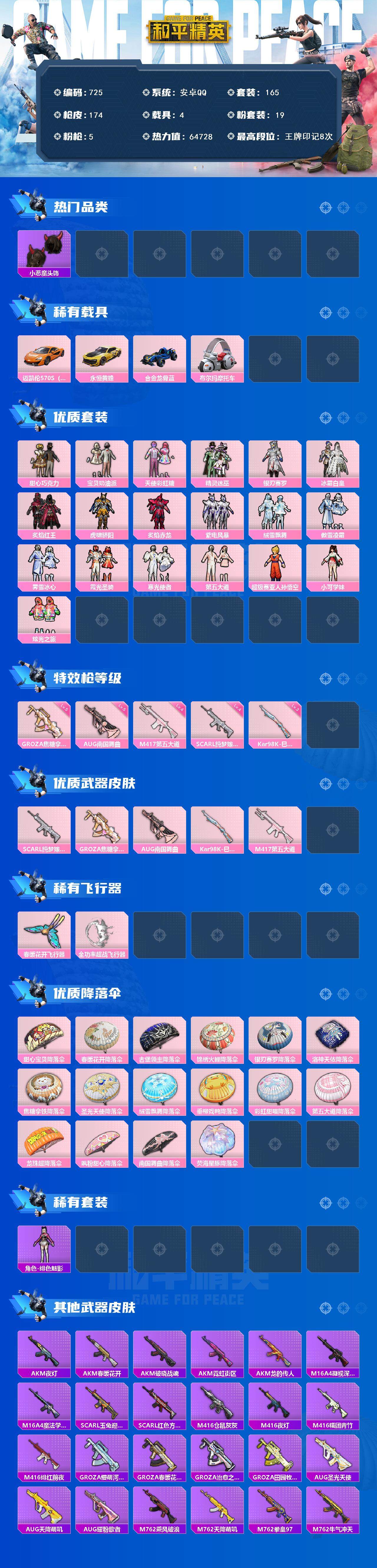 HPCMW3423751和平精英账号详情图2 HPCMW3423751和平精英账号详情图2