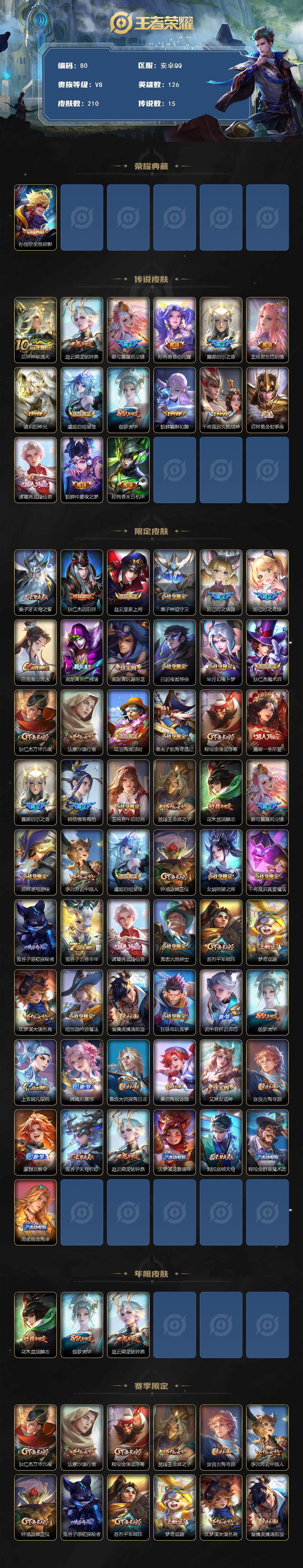 WZCMW3369151王者荣耀账号详情图2