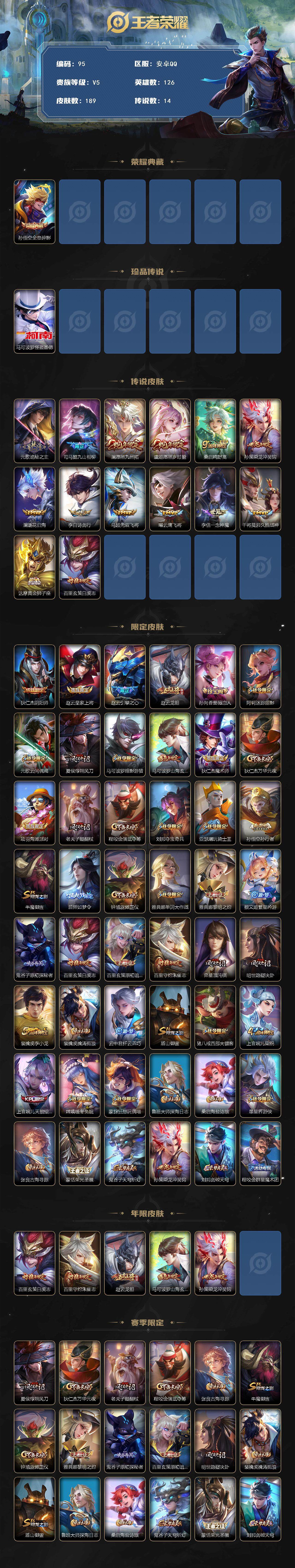 WZCMW3369140王者荣耀账号详情图2 WZCMW3369140王者荣耀账号详情图2