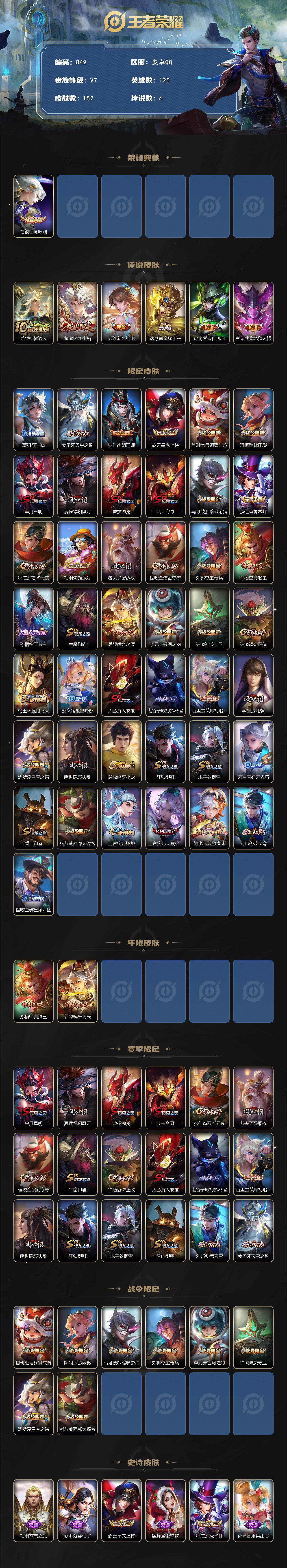 WZCMW414619王者荣耀账号详情图2