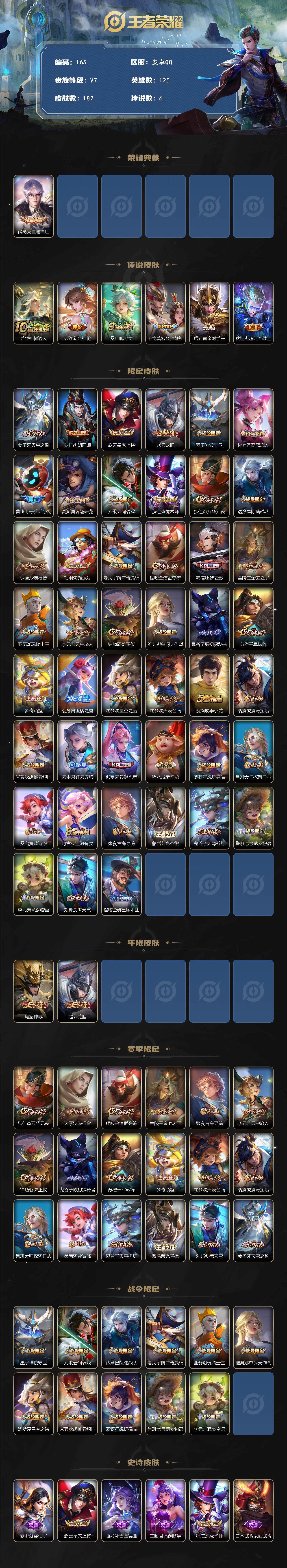 WZCMW3369171王者荣耀账号详情图2