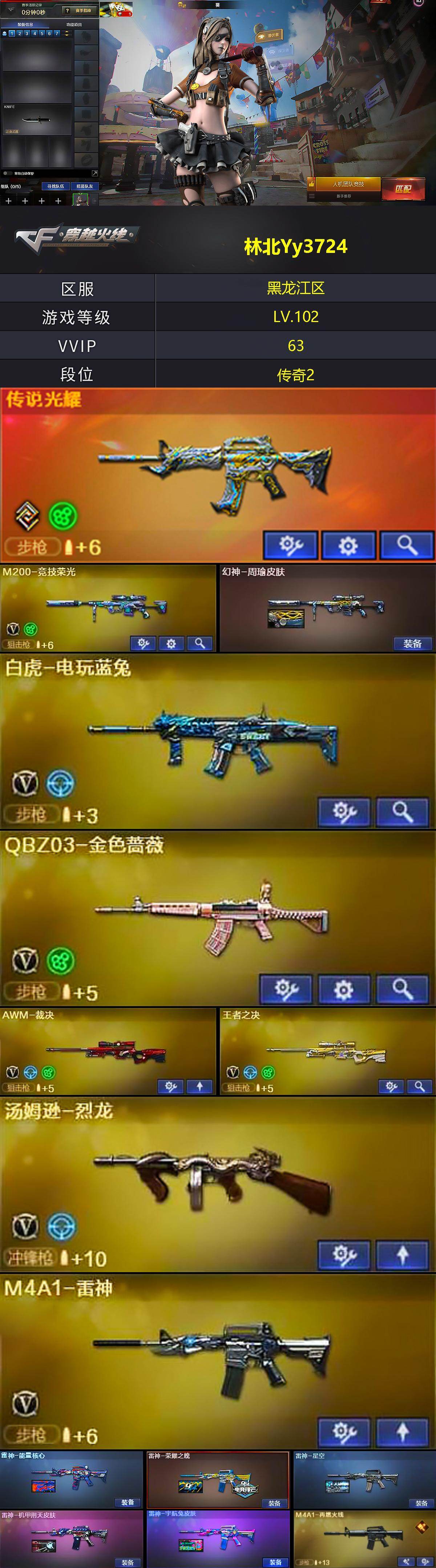 CFLX430386穿越火线账号详情图2