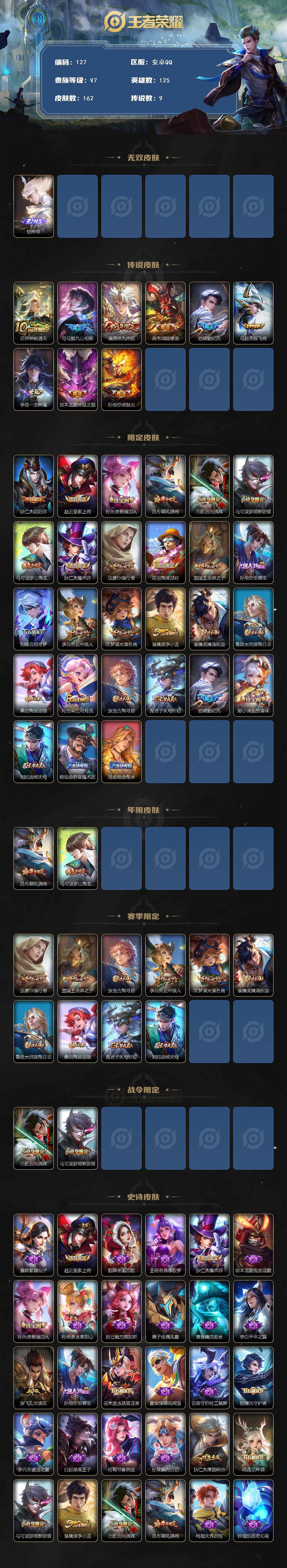 WZCMW3369169王者荣耀账号详情图2